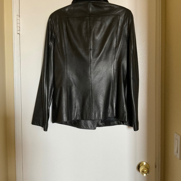 Anne Klein Women's Leather Jacket - Picture 2 of 3